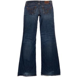 Big Star Liv 28X31.5 Bootcut/Flare Blue Jeans